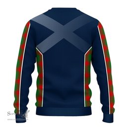 ScotsTee Shop Scottish Middleton Modern Clan Scottish Crest and Scottish Thistle Sport Tartan Sweatshirt
