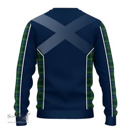 ScotsTee Shop Scottish Stewart Hunting Modern Clan Scottish Crest and Scottish Thistle Sport Tartan Sweatshirt
