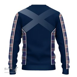 ScotsTee Shop Scottish Stewart of Appin Hunting Dress Clan Scottish Crest and Scottish Thistle Sport Tartan Sweatshirt