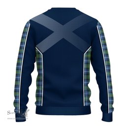 ScotsTee Shop Scottish MacNeil of Barra Ancient Clan Scottish Crest and Scottish Thistle Sport Tartan Sweatshirt