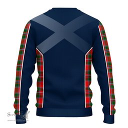 ScotsTee Shop Scottish Spens Modern Clan Scottish Crest and Scottish Thistle Sport Tartan Sweatshirt
