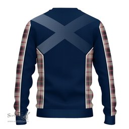 ScotsTee Shop Scottish MacPherson Hunting Ancient Clan Scottish Crest and Scottish Thistle Sport Tartan Sweatshirt