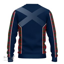 ScotsTee Shop Scottish Sinclair Clan Scottish Crest and Scottish Thistle Sport Tartan Sweatshirt