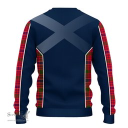 ScotsTee Shop Scottish MacRae Modern Clan Scottish Crest and Scottish Thistle Sport Tartan Sweatshirt