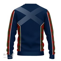 ScotsTee Shop Scottish MacKintosh Red Clan Scottish Crest and Scottish Thistle Sport Tartan Sweatshirt