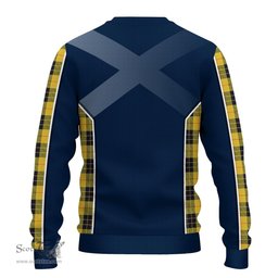 ScotsTee Shop Scottish MacLeod of Lewis Ancient Clan Scottish Crest and Scottish Thistle Sport Tartan Sweatshirt