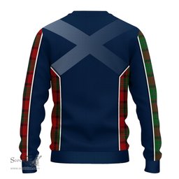 ScotsTee Shop Scottish MacPhail Clan Scottish Crest and Scottish Thistle Sport Tartan Sweatshirt