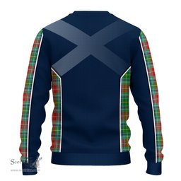 ScotsTee Shop Scottish Muirhead Clan Scottish Crest and Scottish Thistle Sport Tartan Sweatshirt