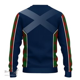 ScotsTee Shop Scottish Middleton Clan Scottish Crest and Scottish Thistle Sport Tartan Sweatshirt