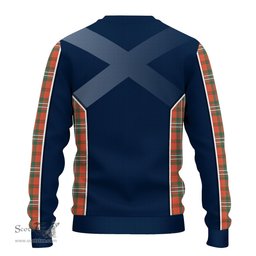 ScotsTee Shop Scottish Scott Ancient Clan Scottish Crest and Scottish Thistle Sport Tartan Sweatshirt