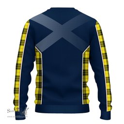 ScotsTee Shop Scottish MacLeod of Lewis Modern Clan Scottish Crest and Scottish Thistle Sport Tartan Sweatshirt