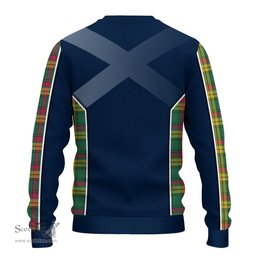 ScotsTee Shop Scottish MacMillan Old Ancient Clan Scottish Crest and Scottish Thistle Sport Tartan Sweatshirt