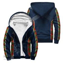 ScotsTee Shop Scottish Callander Modern Clan Scottish Crest and Scottish Thistle Sport Tartan Sherpa Hoodie