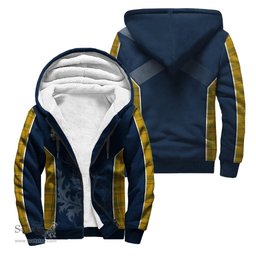 ScotsTee Shop Scottish Houston Clan Scottish Crest and Scottish Thistle Sport Tartan Sherpa Hoodie