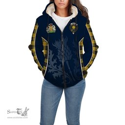 ScotsTee Shop Scottish MacLeod of Lewis Ancient Clan Scottish Crest and Scottish Thistle Sport Tartan Sherpa Hoodie