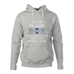 ScotsTee Shop Scottish Frame Wreaking Havoc Since The Middle Ages With Two Rampant Lions Hoodie