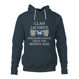 ScotsTee Shop Scottish Jacobite Wreaking Havoc Since The Middle Ages With Two Rampant Lions Hoodie