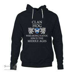 ScotsTee Shop Scottish Hog Wreaking Havoc Since The Middle Ages With Two Rampant Lions Hoodie