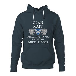 ScotsTee Shop Scottish Rait Wreaking Havoc Since The Middle Ages With Two Rampant Lions Hoodie