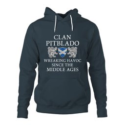 ScotsTee Shop Scottish Pitblado Wreaking Havoc Since The Middle Ages With Two Rampant Lions Hoodie