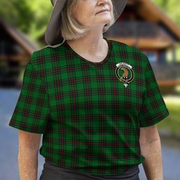 ScotsTee Shop Scottish Halkett Clan Crest Tartan T Shirt for Family Tartan Matching Family T Shirts