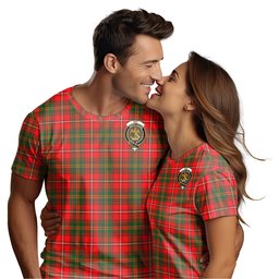 ScotsTee Shop Scottish Hay Modern Clan Crest Tartan T Shirt for Family Tartan Matching Family T Shirts