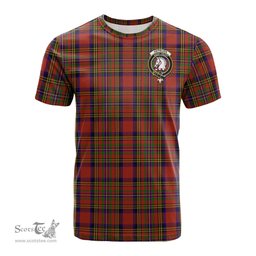 ScotsTee Shop Scottish Hepburn Clan Crest Tartan T Shirt for Family Tartan Matching Family T Shirts