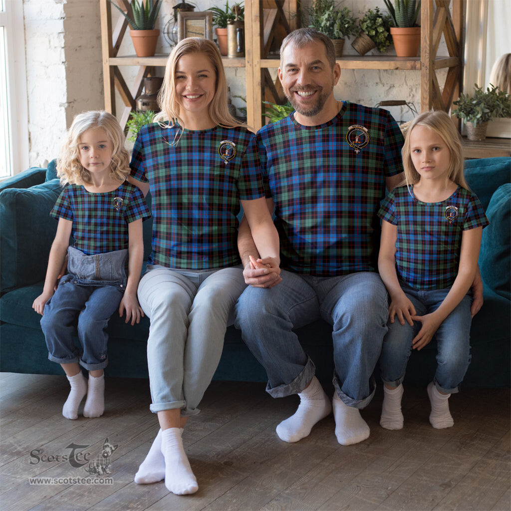 ScotsTee Shop Scottish Guthrie Ancient Clan Crest Tartan T Shirt for Family Tartan Matching Family T Shirts