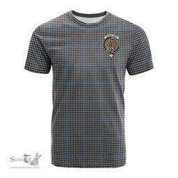 ScotsTee Shop Scottish Gladstone Clan Crest Tartan T Shirt for Family Tartan Matching Family T Shirts