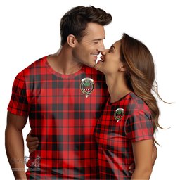 ScotsTee Shop Scottish Hogg Clan Crest Tartan T Shirt for Family Tartan Matching Family T Shirts
