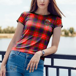 ScotsTee Shop Scottish Fraser Modern Clan Crest Tartan T Shirt for Family Tartan Matching Family T Shirts