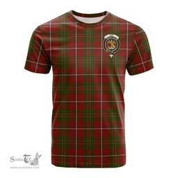 ScotsTee Shop Scottish Hay Clan Crest Tartan T Shirt for Family Tartan Matching Family T Shirts
