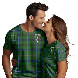 ScotsTee Shop Scottish Henderson Modern Clan Crest Tartan T Shirt for Family Tartan Matching Family T Shirts