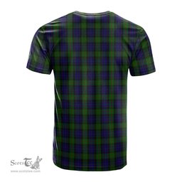 ScotsTee Shop Scottish Gunn Clan Crest Tartan T Shirt for Family Tartan Matching Family T Shirts
