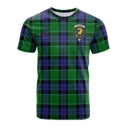 ScotsTee Shop Scottish Haldane Clan Crest Tartan T Shirt for Family Tartan Matching Family T Shirts