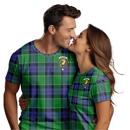 ScotsTee Shop Scottish Haldane Clan Crest Tartan T Shirt for Family Tartan Matching Family T Shirts