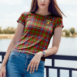 ScotsTee Shop Scottish Forrester Clan Crest Tartan T Shirt for Family Tartan Matching Family T Shirts