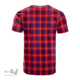 ScotsTee Shop Scottish Hamilton Modern Clan Crest Tartan T Shirt for Family Tartan Matching Family T Shirts