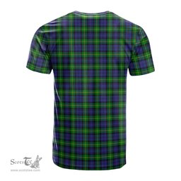 ScotsTee Shop Scottish Gordon Modern Clan Crest Tartan T Shirt for Family Tartan Matching Family T Shirts