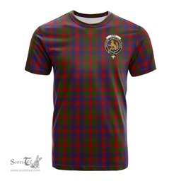 ScotsTee Shop Scottish Gow Clan Crest Tartan T Shirt for Family Tartan Matching Family T Shirts