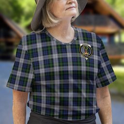 ScotsTee Shop Scottish Gordon Dress Clan Crest Tartan T Shirt for Family Tartan Matching Family T Shirts