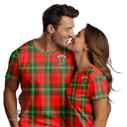 ScotsTee Shop Scottish Gartshore Clan Crest Tartan T Shirt for Family Tartan Matching Family T Shirts