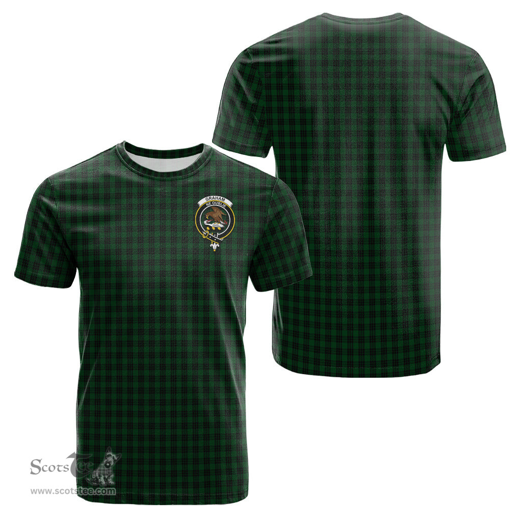 ScotsTee Shop Scottish Graham Clan Crest Tartan T Shirt for Family Tartan Matching Family T Shirts