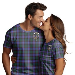ScotsTee Shop Scottish Guthrie Modern Clan Crest Tartan T Shirt for Family Tartan Matching Family T Shirts