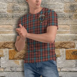 ScotsTee Shop Scottish Hannay Dress Clan Crest Tartan T Shirt for Family Tartan Matching Family T Shirts