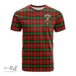 ScotsTee Shop Scottish Fullerton Clan Crest Tartan T Shirt for Family Tartan Matching Family T Shirts