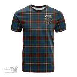 ScotsTee Shop Scottish Fraser Hunting Ancient Clan Crest Tartan T Shirt for Family Tartan Matching Family T Shirts