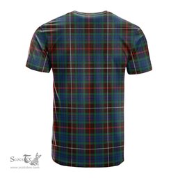 ScotsTee Shop Scottish Fraser Hunting Ancient Clan Crest Tartan T Shirt for Family Tartan Matching Family T Shirts