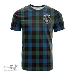 ScotsTee Shop Scottish Guthrie Clan Crest Tartan T Shirt for Family Tartan Matching Family T Shirts