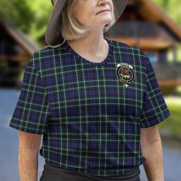 ScotsTee Shop Scottish Graham of Montrose Modern Clan Crest Tartan T Shirt for Family Tartan Matching Family T Shirts